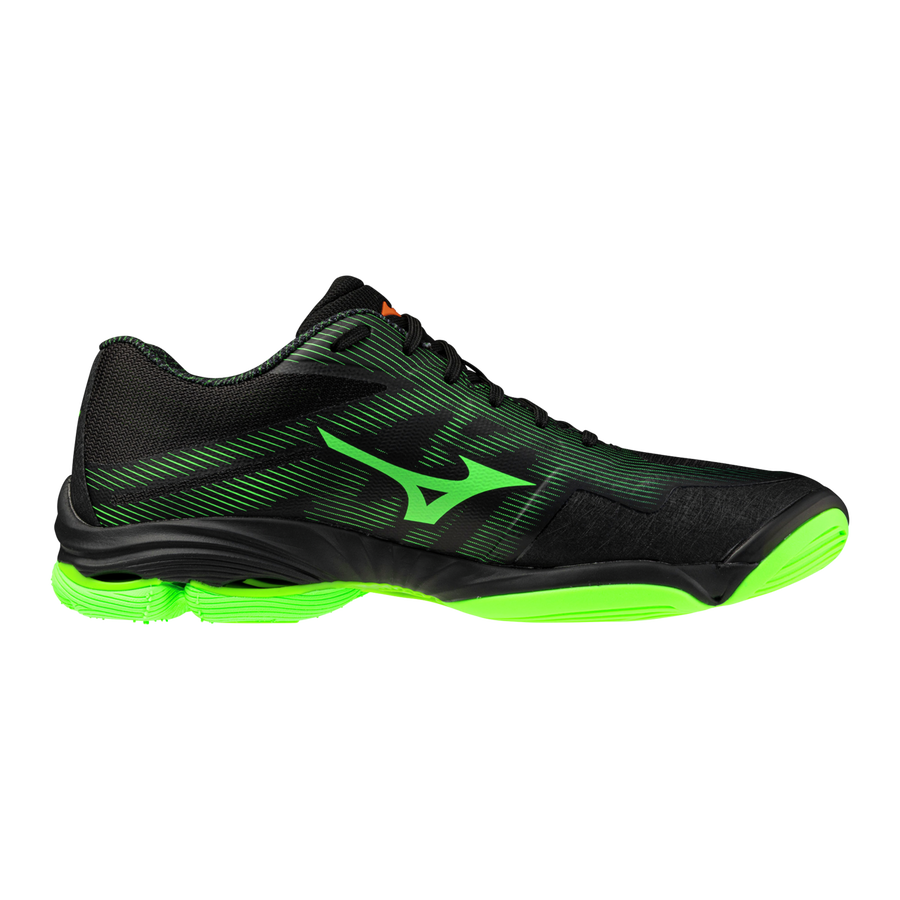 Mizuno WAVE LIGHTNING PRO Black/Glowing Apple/Mandarin Orange