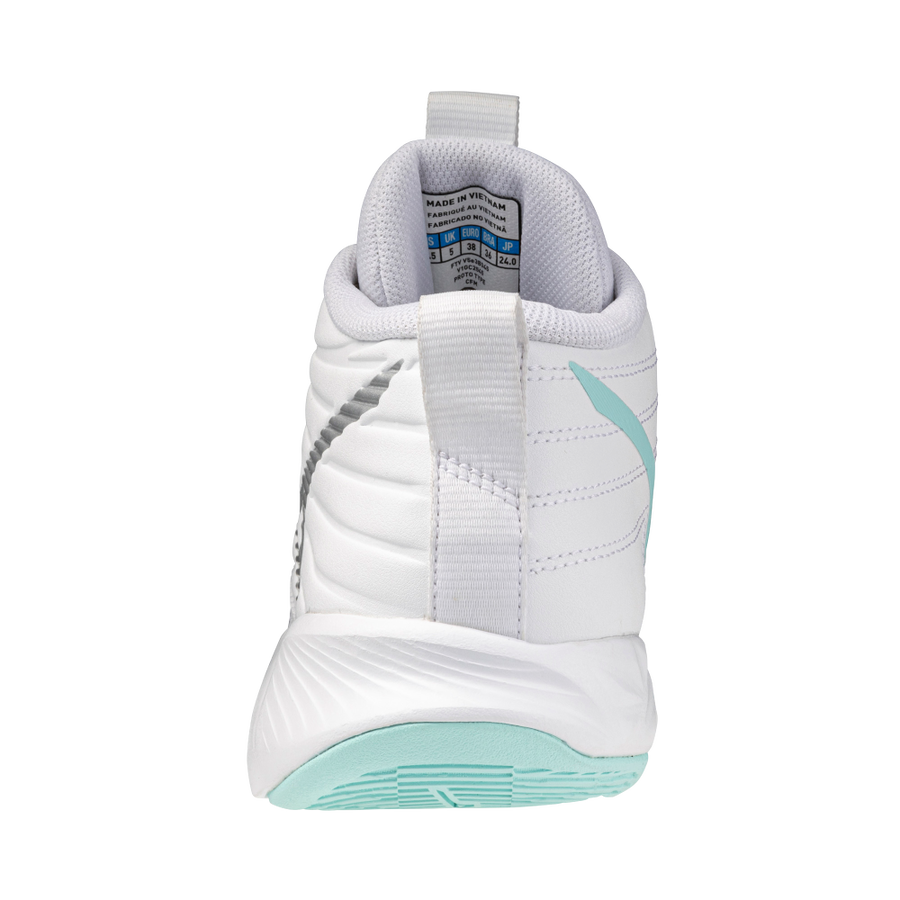 Mizuno WAVE MOMENTUM PRO MID White/Blue Tint