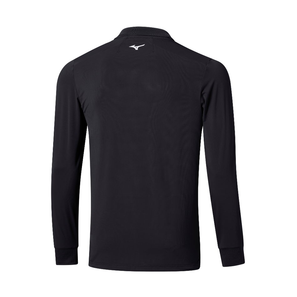 Mizuno Temper polo met lange mouwen vulcan
