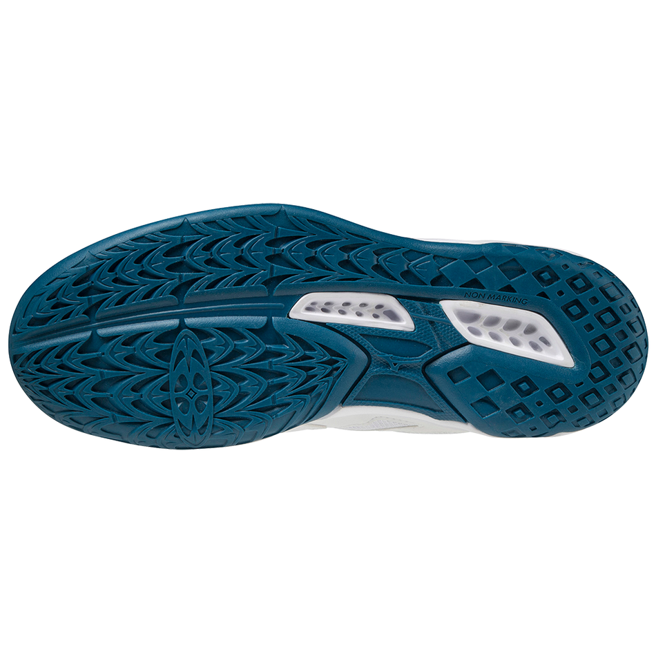 Mizuno Lightning Star Z6 Jr Wht/Turquoise/MBlue