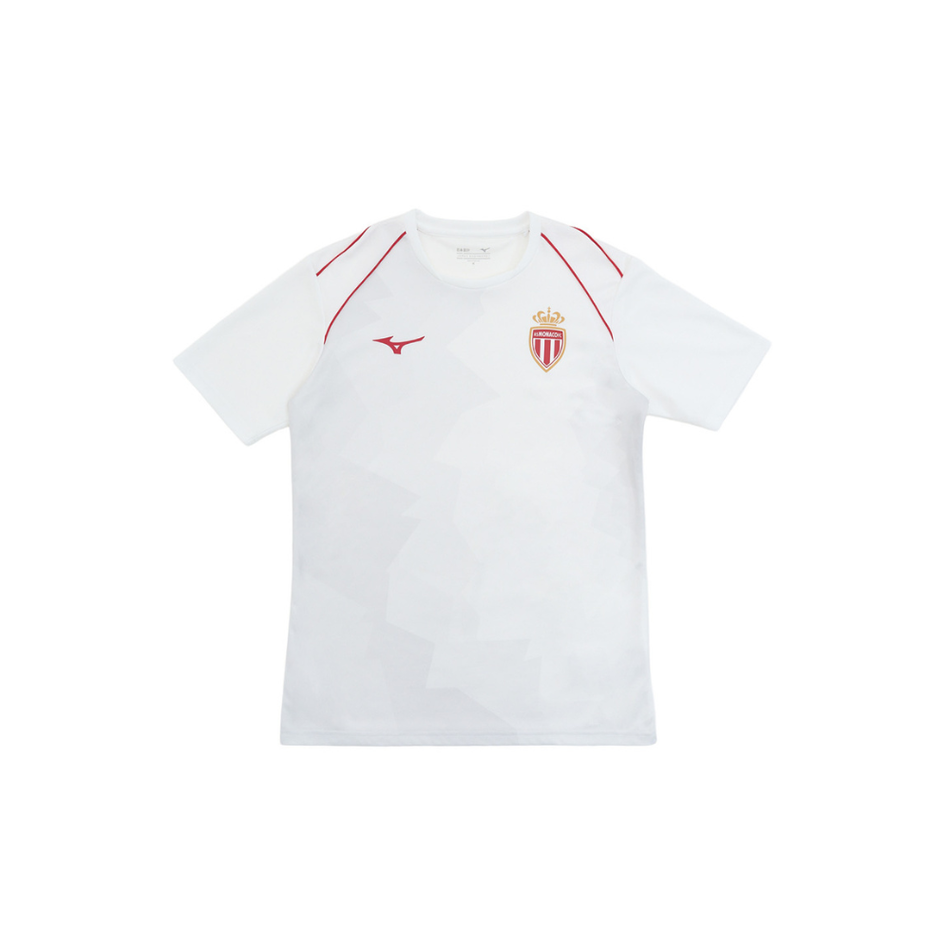 Mizuno Pre Match Jersey AS Monaco White