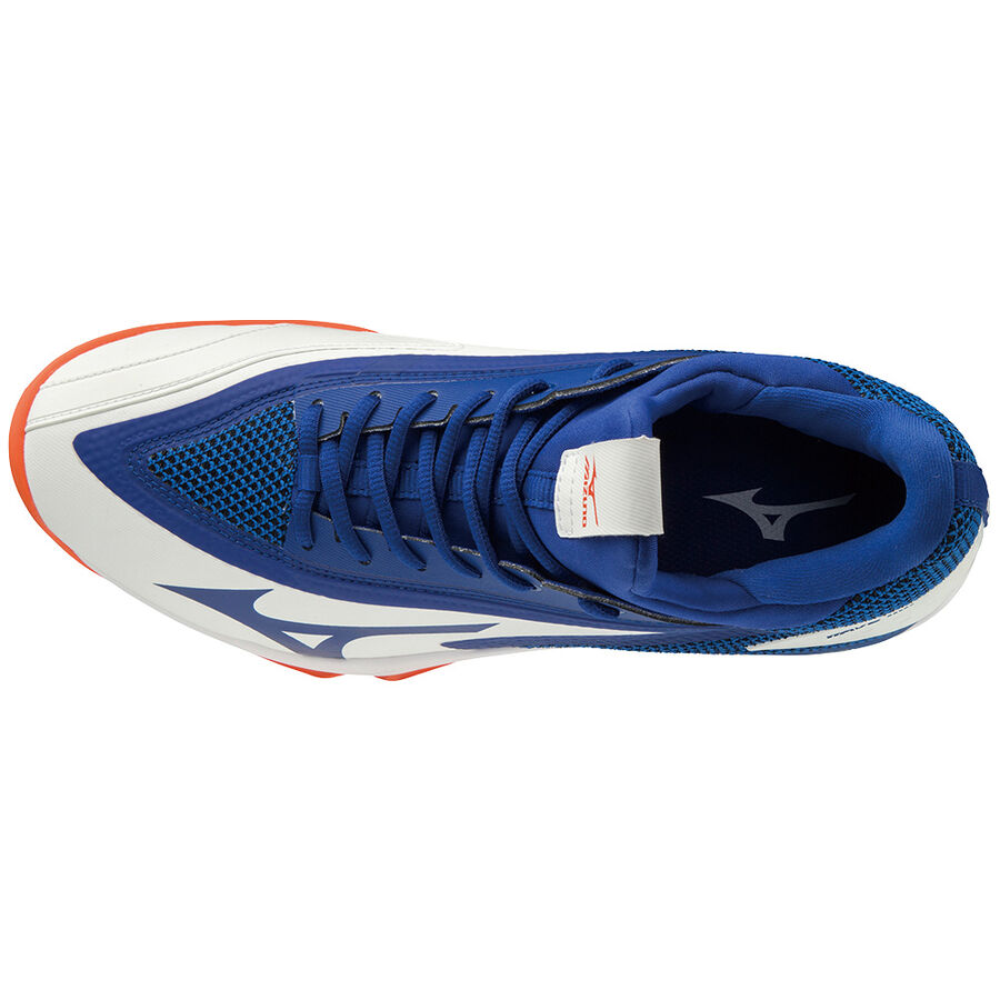 Mizuno WAVE IMPULSE CC White/RBlue/Nastirtium