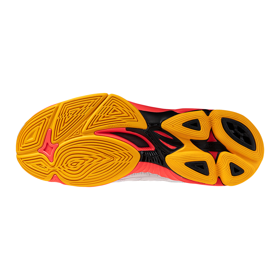 Mizuno WAVE VOLTAGE 2 White/Fiery Coral 2/Citrus