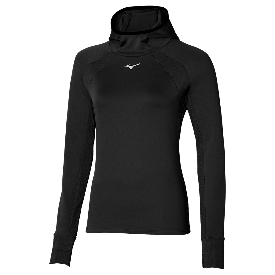 Mizuno Warmalite Hooded LS Black
