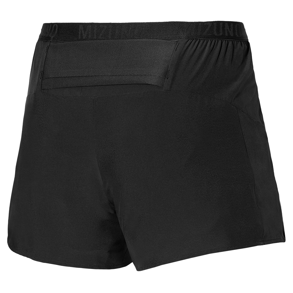 Mizuno Mens Aero 4.5 Shorts Pants Trousers Bottoms Black Sports Gym Running 