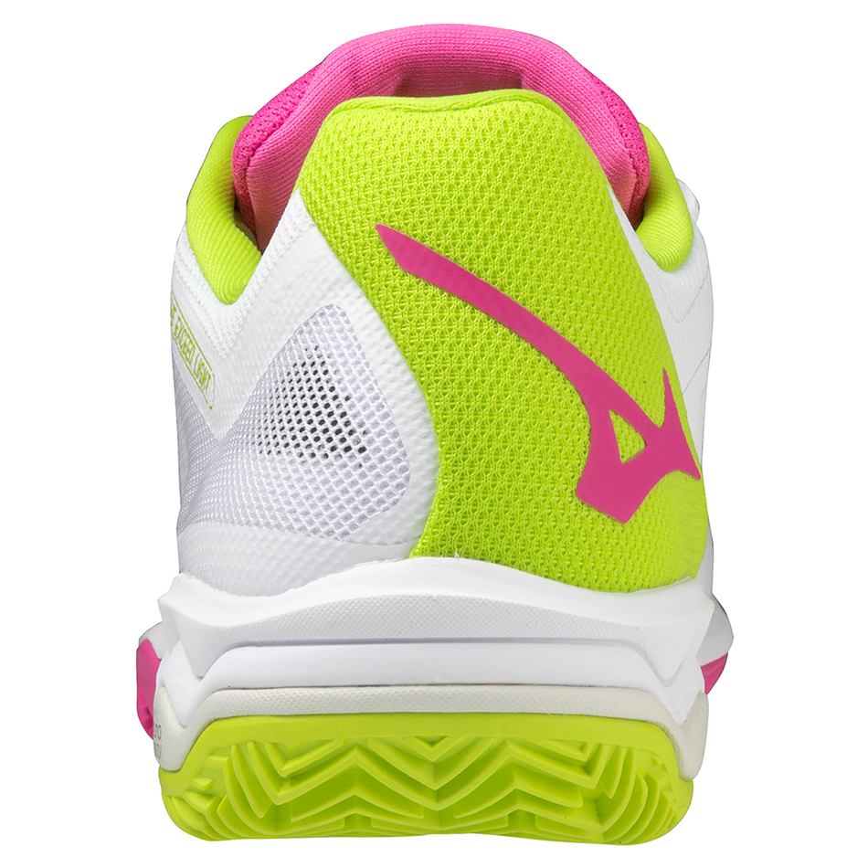 Mizuno Wave Exceed Light Padel White/Fuchsia Fedora/Acid Lime