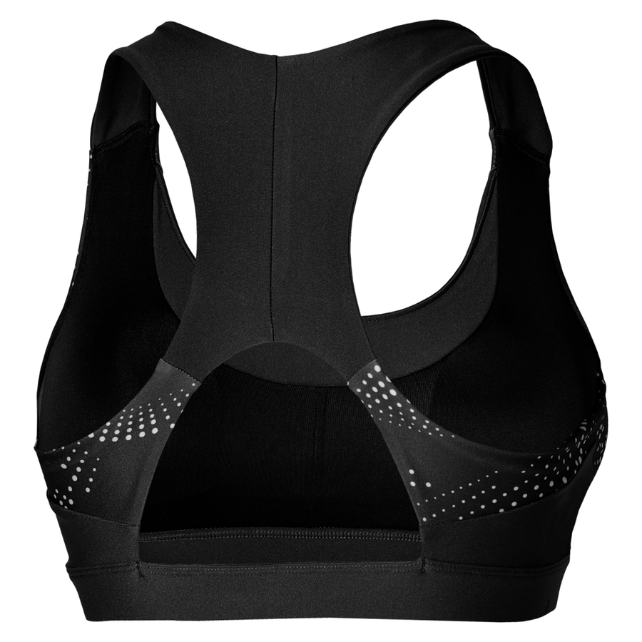 Mizuno ALPHA PADDED BRA  Black / apricot ice