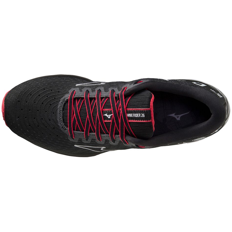 Mizuno Wave Rider 26 Amsterdam Marathon 2022 Amsterdam Black/White/Tango Red