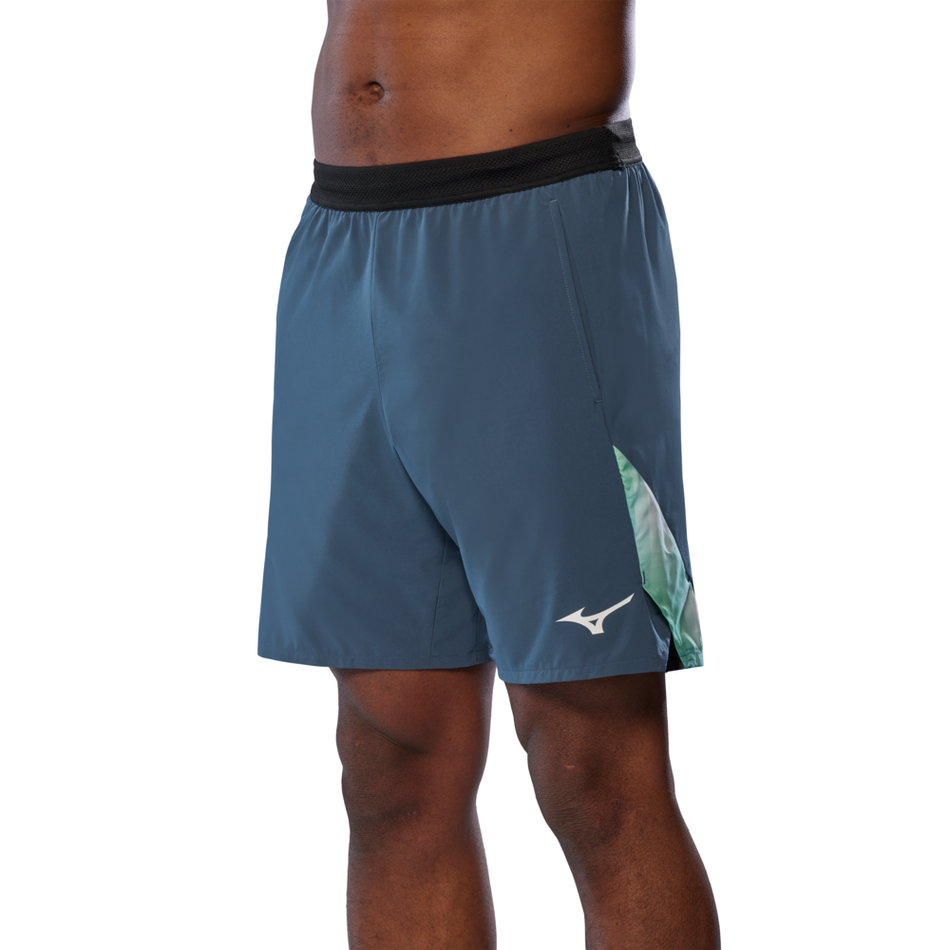 Mizuno FRONTIER 8 IN AMPLIFY SHORT Vintage indigo