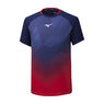 Mizuno Shadow Graphic Tee Tomato/Astral Aura