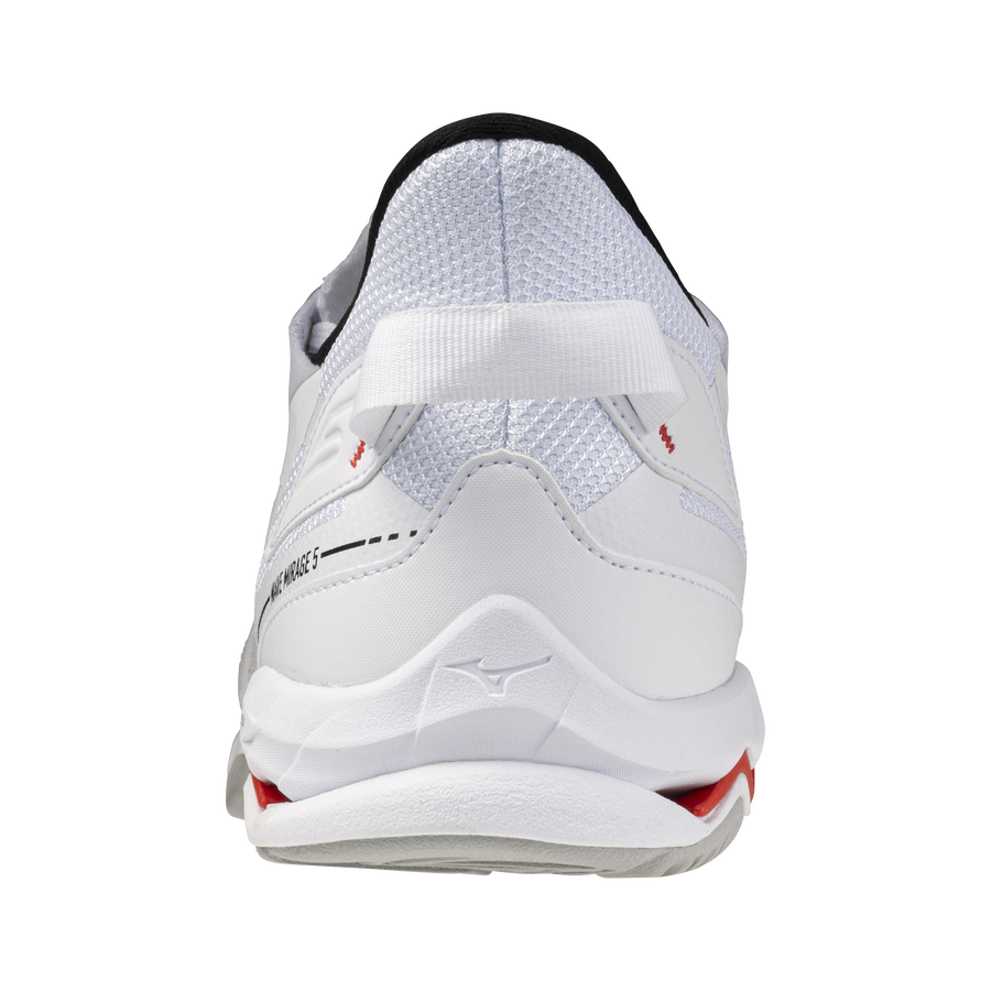 Mizuno WAVE MIRAGE 5 White/Black/Fiery Red