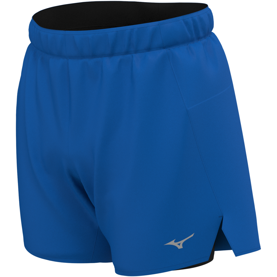 Mizuno Core 5.5 Inches 2in1 Short Princess Blue Mizuno Core 5.5 Inches 2in1 Short Princess Blue