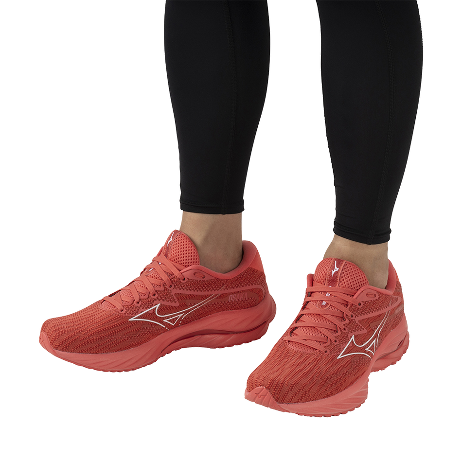 Mizuno WAVE RIDER 27 Dubarry/White/Cranberry