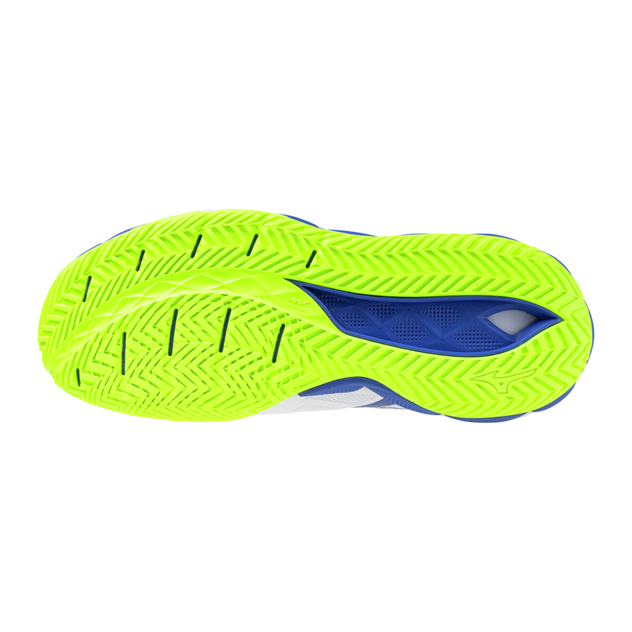 Mizuno WAVE ENFORCE TOUR 2 AC White/Dazzling Blue/Lightning Yellow