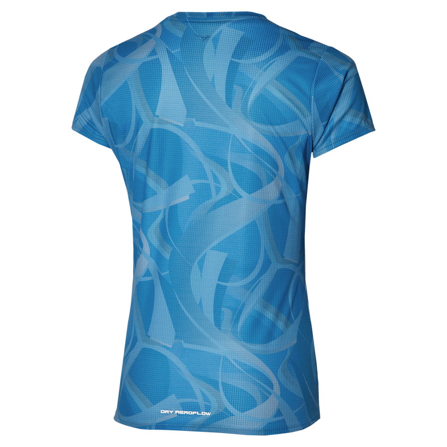 Mizuno PARIS DRYAEROFLOW T-SHIRT Parisian blue