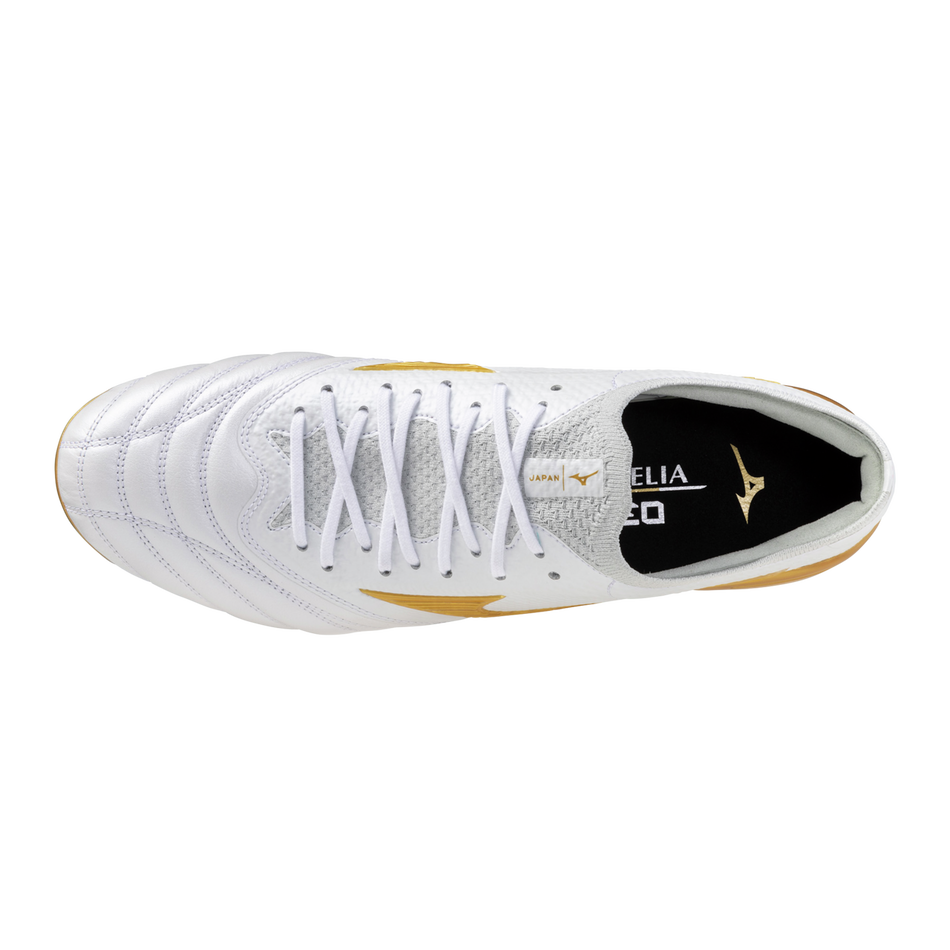 Mizuno MORELIA NEO IV &beta; JAPAN MIX White/MP Gold/Cool Gray 3C