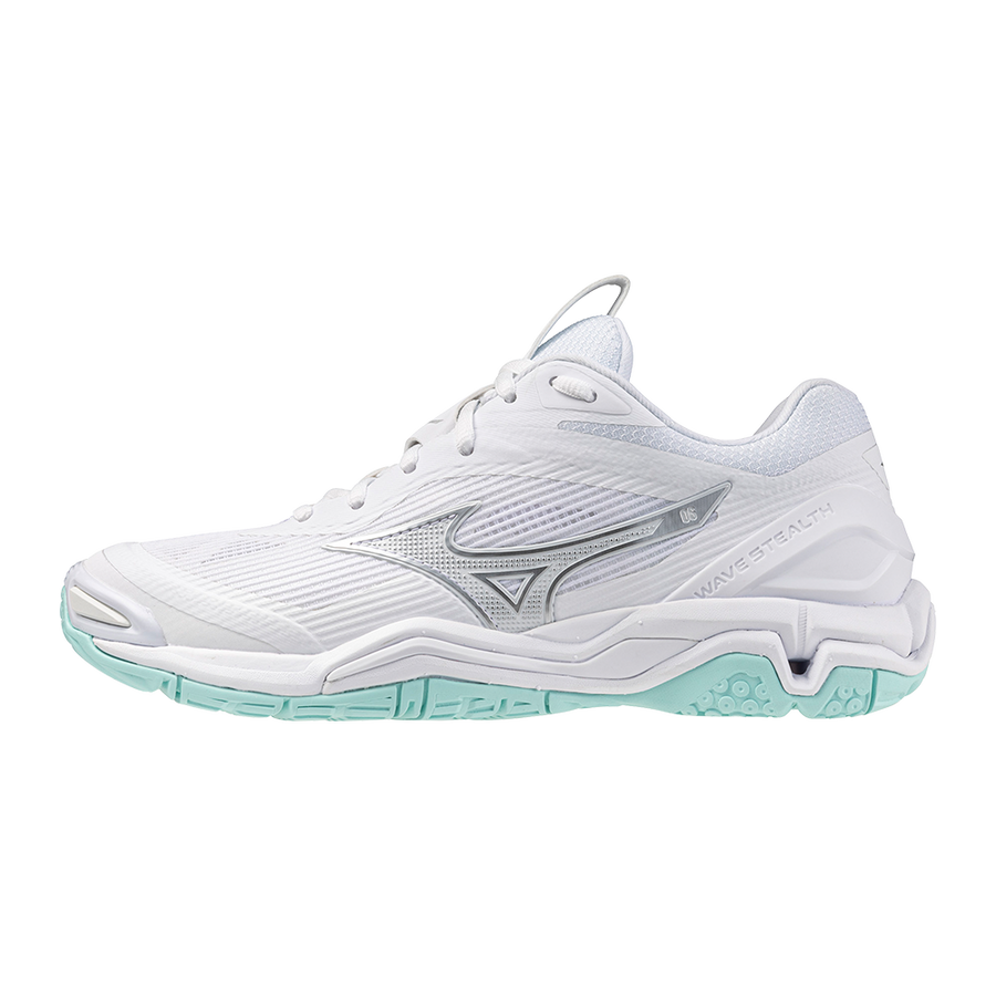 Mizuno WAVE STEALTH 6 White/Blue Tint