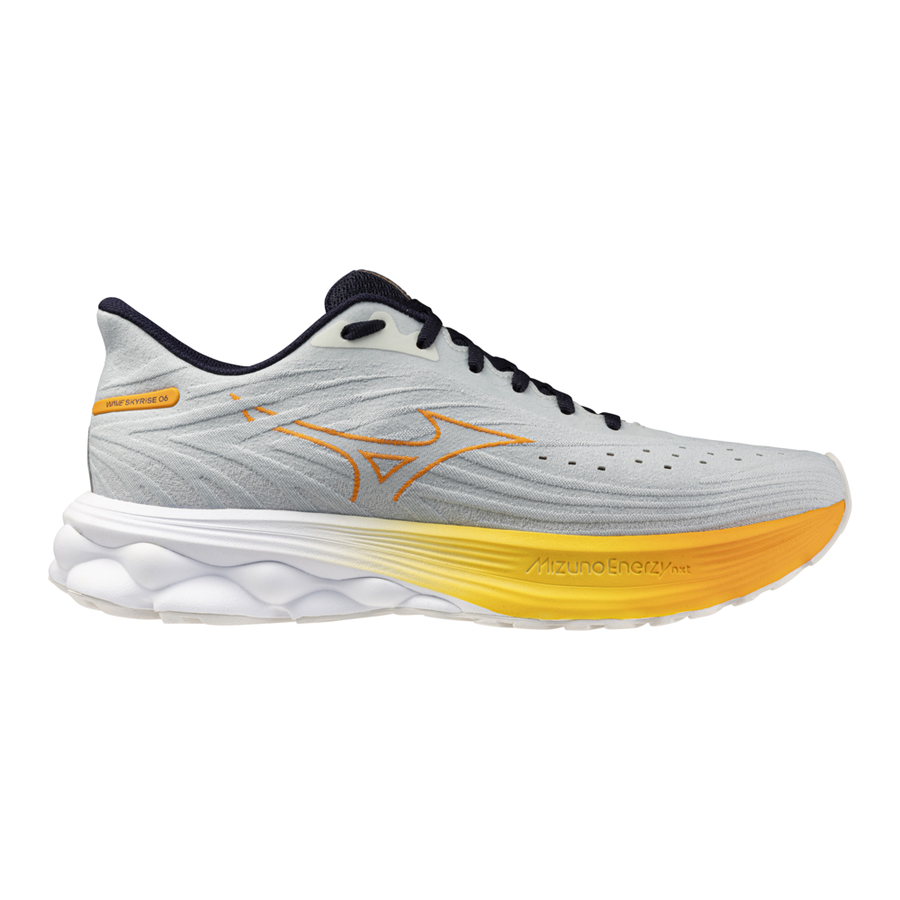 Mizuno WAVE SKYRISE 6 Mercury/Tangelo/Nimbus Cloud