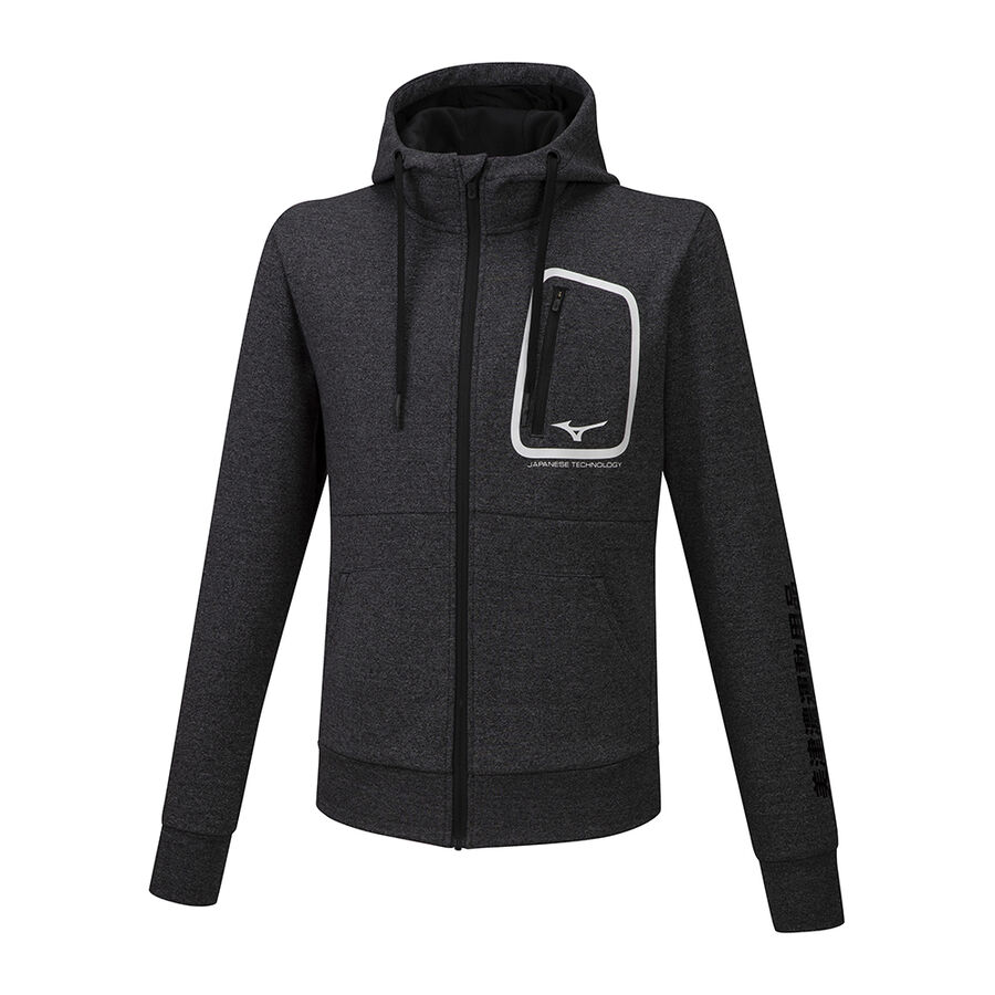 Mizuno Zip Hoody Black
