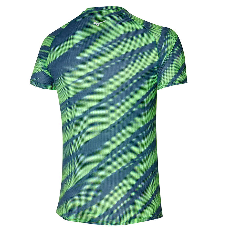 Mizuno DryAeroFlow Graphic Tee Light Green