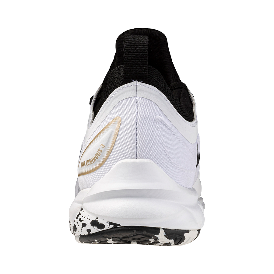 Mizuno WAVE LUMINOUS 3 White/Black/GE Gold