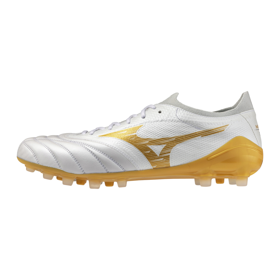 Mizuno MORELIA NEO IV β ELITE AG White/MP Gold/Cool Gray 3C