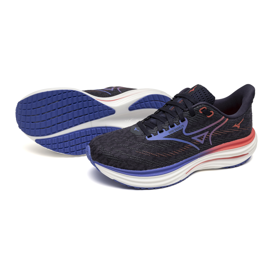 Mizuno WAVE RIDER 29 Odyssey Gray/Iris Bloom/Calyps