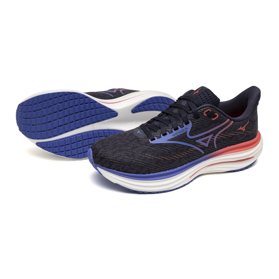 Mizuno WAVE RIDER 29 Odyssey Gray/Iris Bloom/Calyps