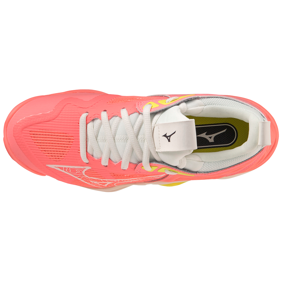 Mizuno WAVE MOMENTUM 3 CCoral/Black/Bolt2(Neon)