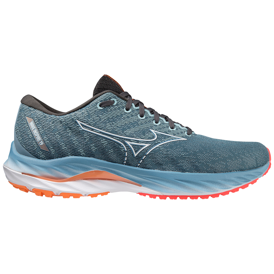 Mizuno Wave Inspire 19 Provincial Blue/White/Light Orange