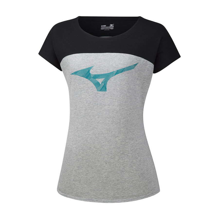 Mizuno Heritage Tee Grey/Black