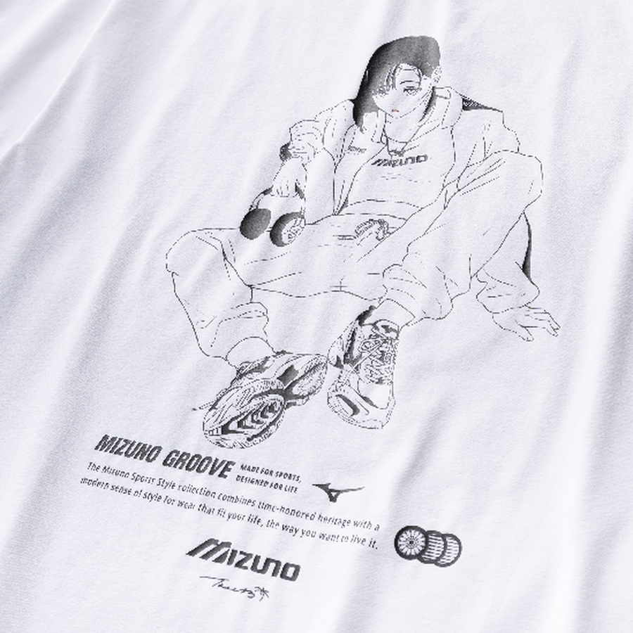 Mizuno Short Sleeve Monochrome Tee White