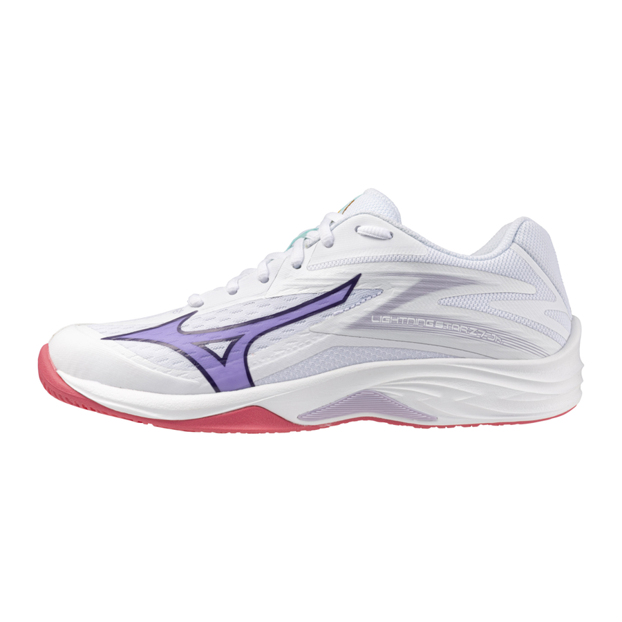 Mizuno LIGHTNING STAR Z7 Jr White/VioletIndigo/CamelliaRos