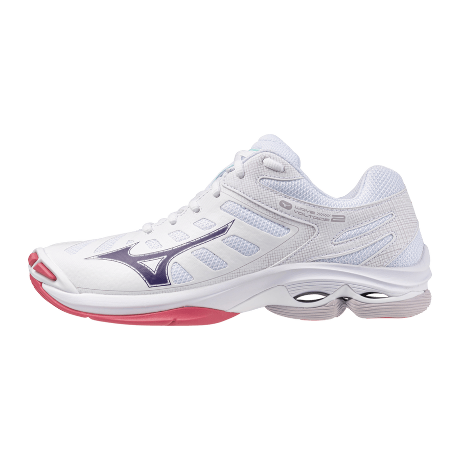 Mizuno WAVE VOLTAGE 2 White/VioletIndigo/CamelliaRos