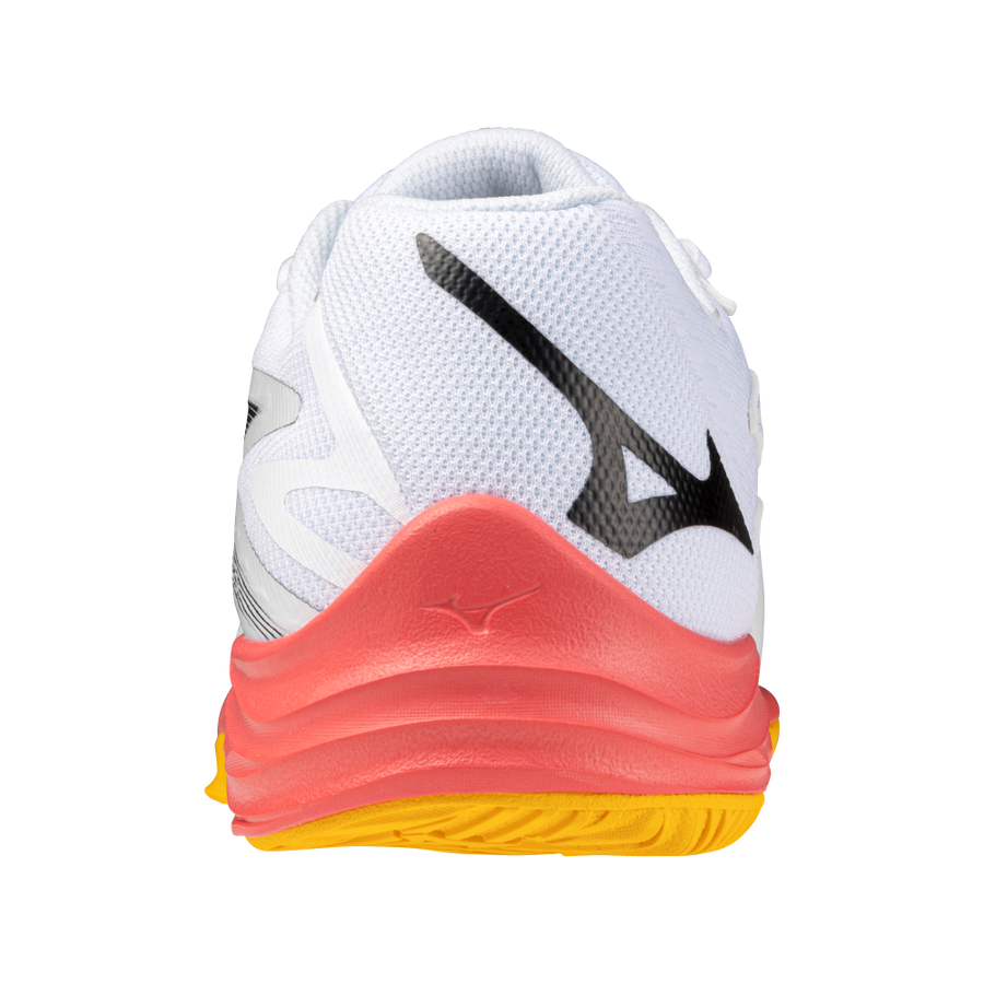 Mizuno LIGHTNING STAR Z7 Jr White/Fiery Coral 2/Citrus