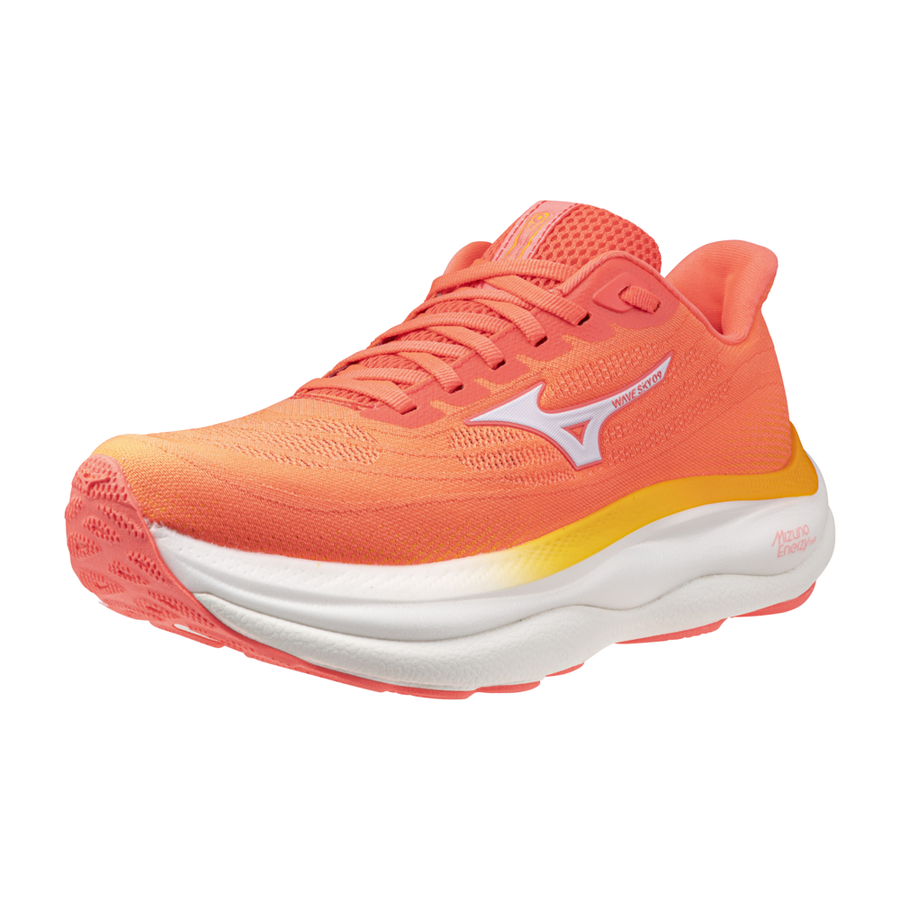 Mizuno WAVE SKY 9 Striking Coral/BaseballWhite/C