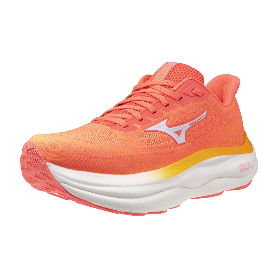 Mizuno WAVE SKY 9 Striking Coral/BaseballWhite/C