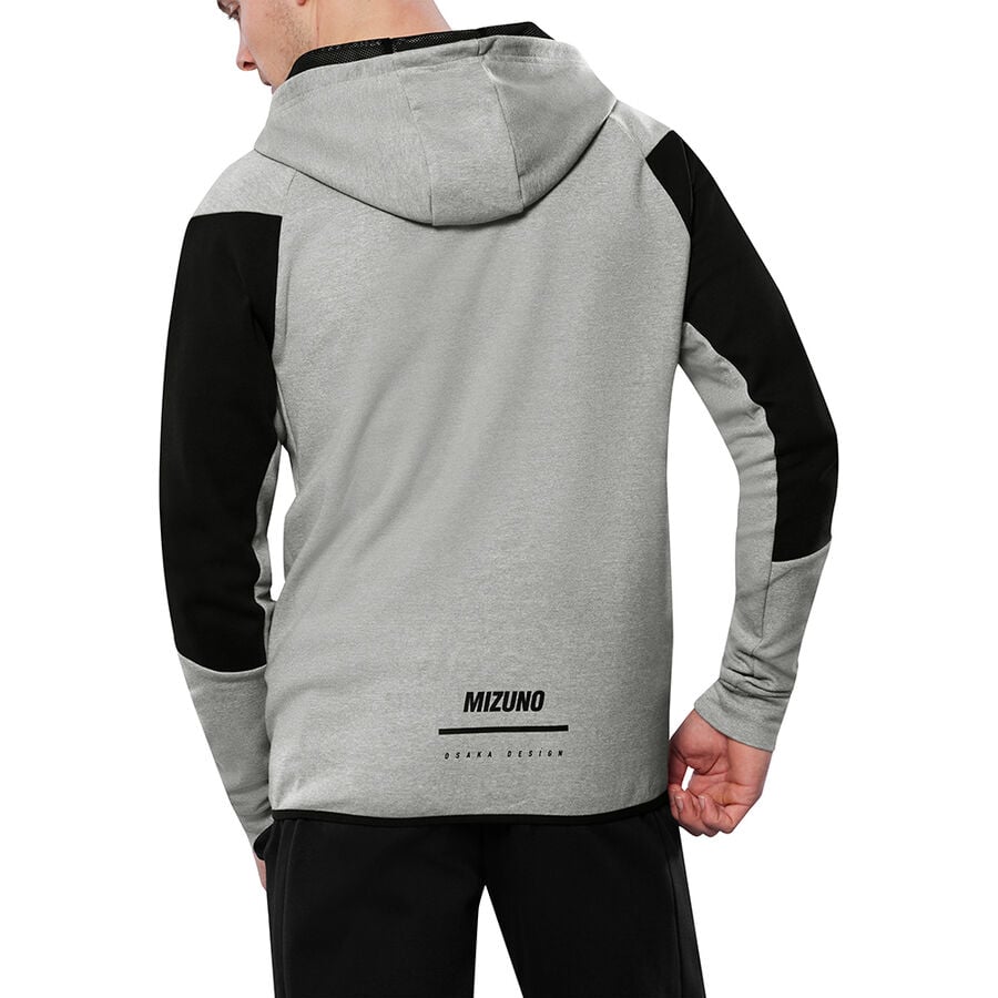 Mizuno Athletics RB Sweat Jacket Gray heather