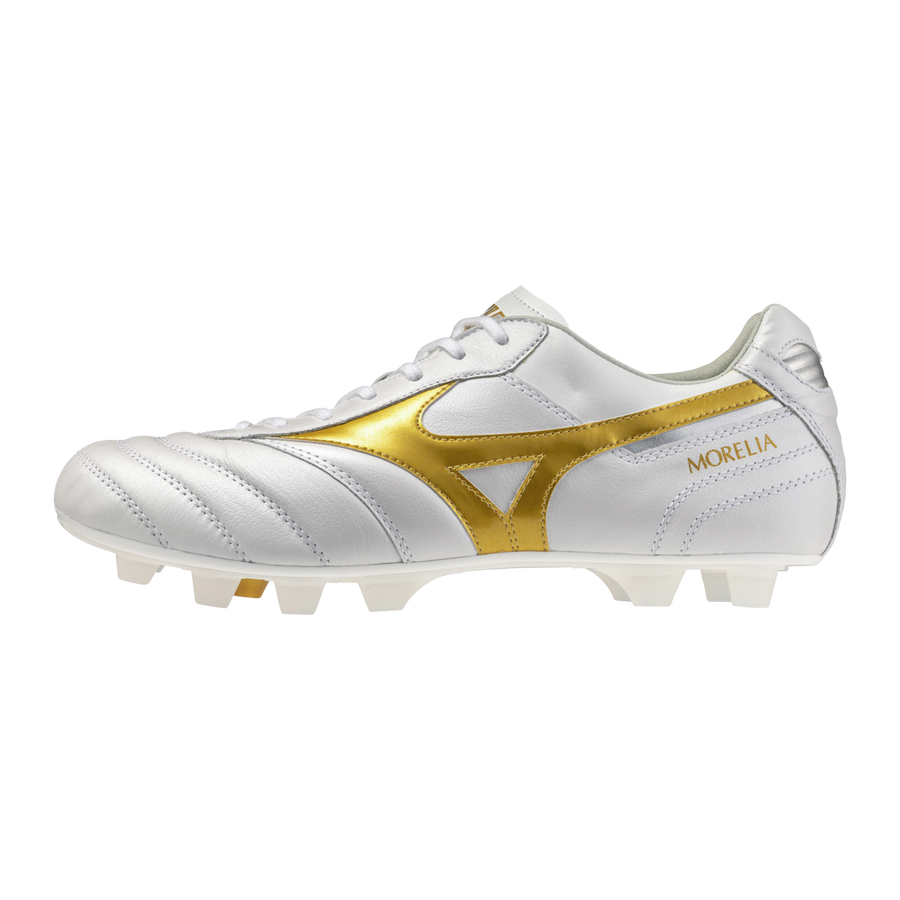 Mizuno MORELIA II JAPAN White/Football Gold/Galaxy Silver