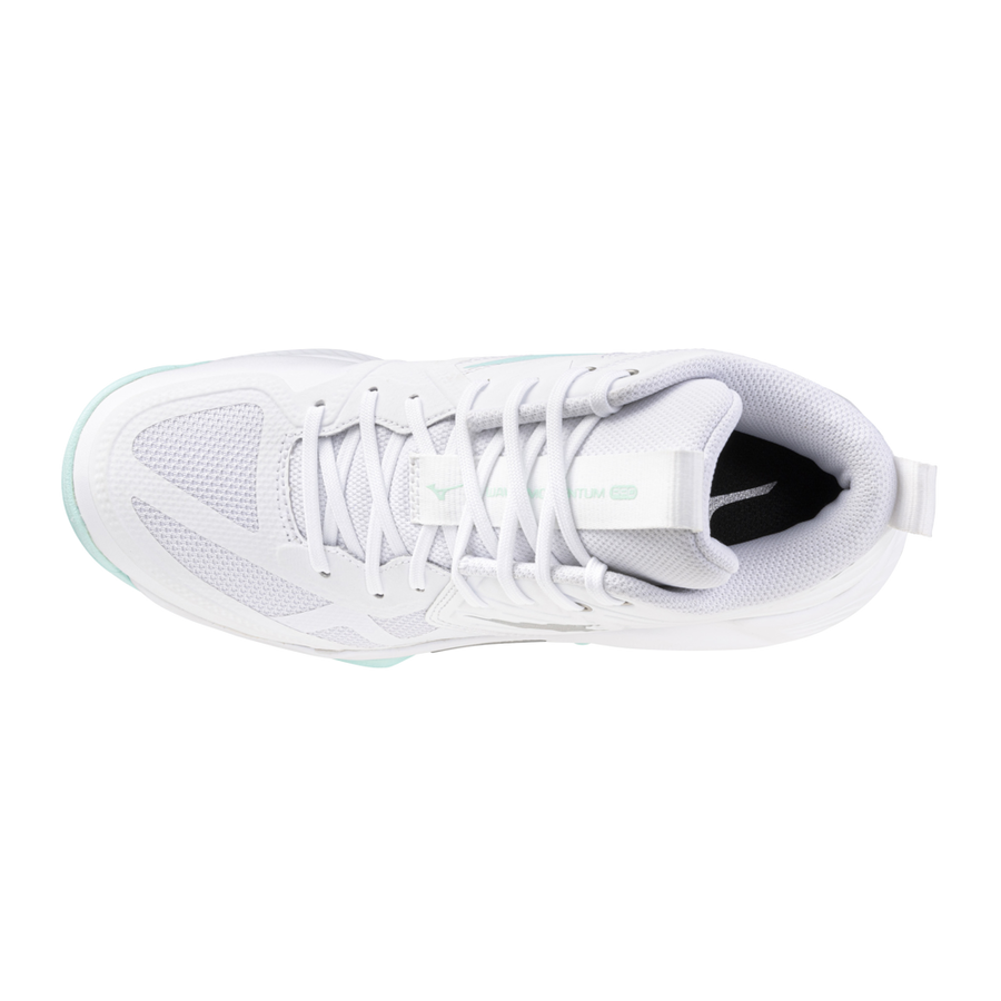 Mizuno WAVE MOMENTUM PRO MID White/Blue Tint