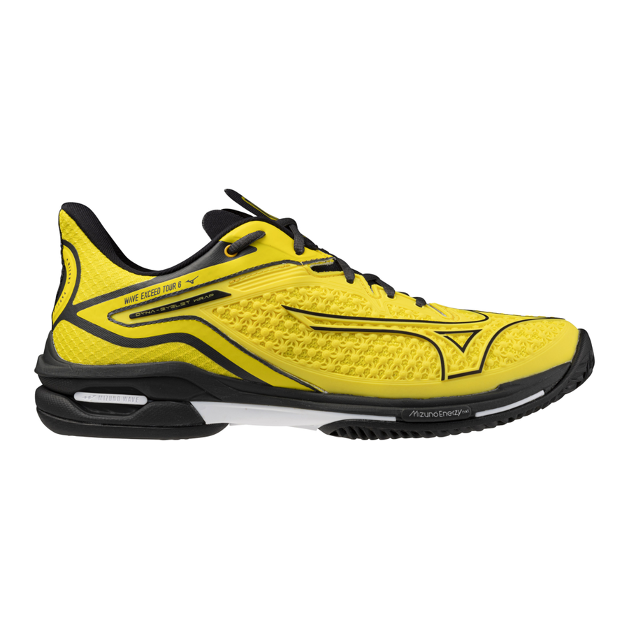 Mizuno WAVE EXCEED TOUR 6 PADEL Vibrant Yellow/Black/Black Sand
