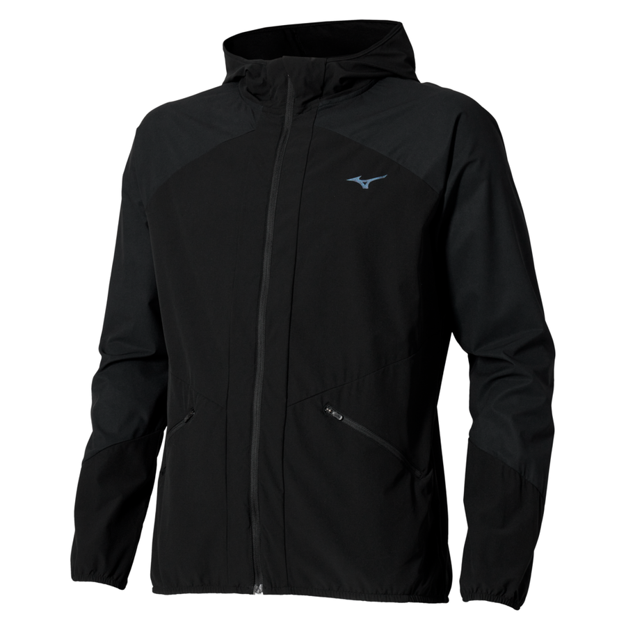 Mizuno Active Alpha Hodded Jacket Black