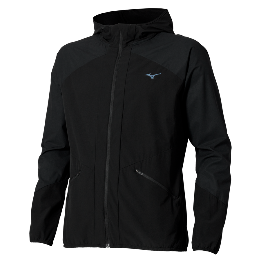 Mizuno Active Alpha Hodded Jacket Black