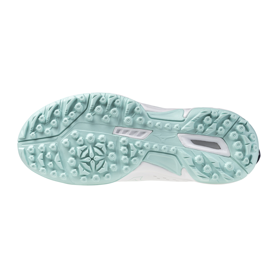 Mizuno WAVE LYNX 2 Jr. White/Blue Tint