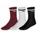 Mizuno TRAINING 3P SOCKS WITH LINE Sun Dried Tomato/White/Black