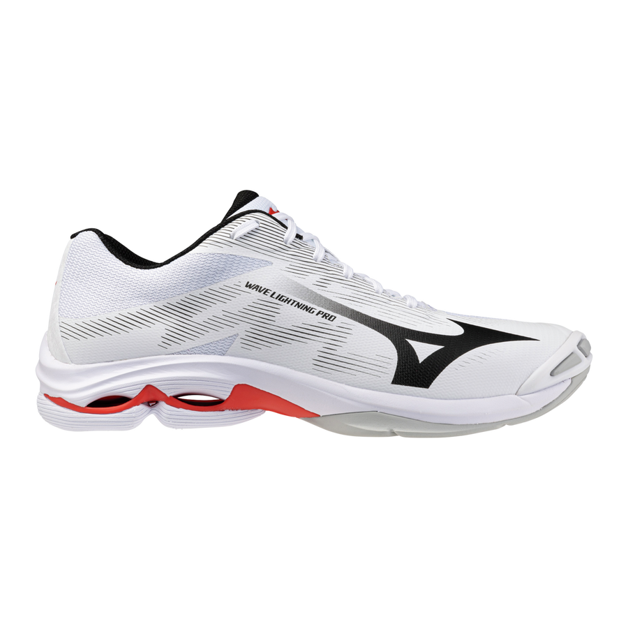 Mizuno WAVE LIGHTNING PRO White/Black/Fiery Red