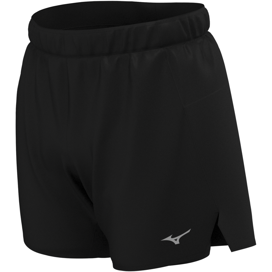 Mizuno Core 5.5 Inches 2in1 Short Black Mizuno Core 5.5 Inches 2in1 Short Black