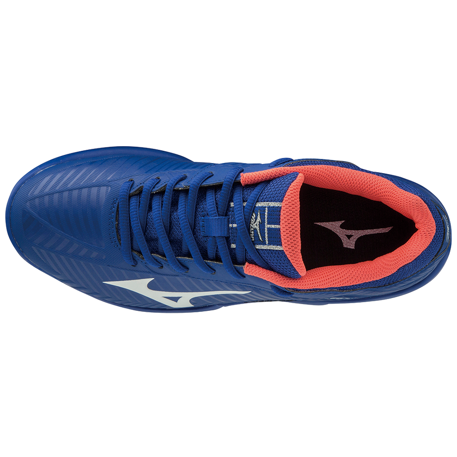 Mizuno EXCEED STAR 2 CC Junior ReflexBlue/White/Nasturtium