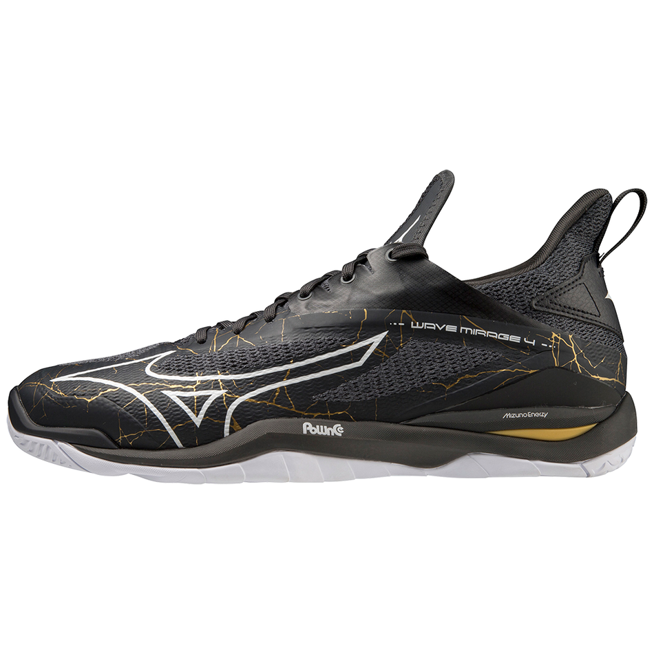 Mizuno Wave Mirage 4 Black Oyster/White/MP Gold