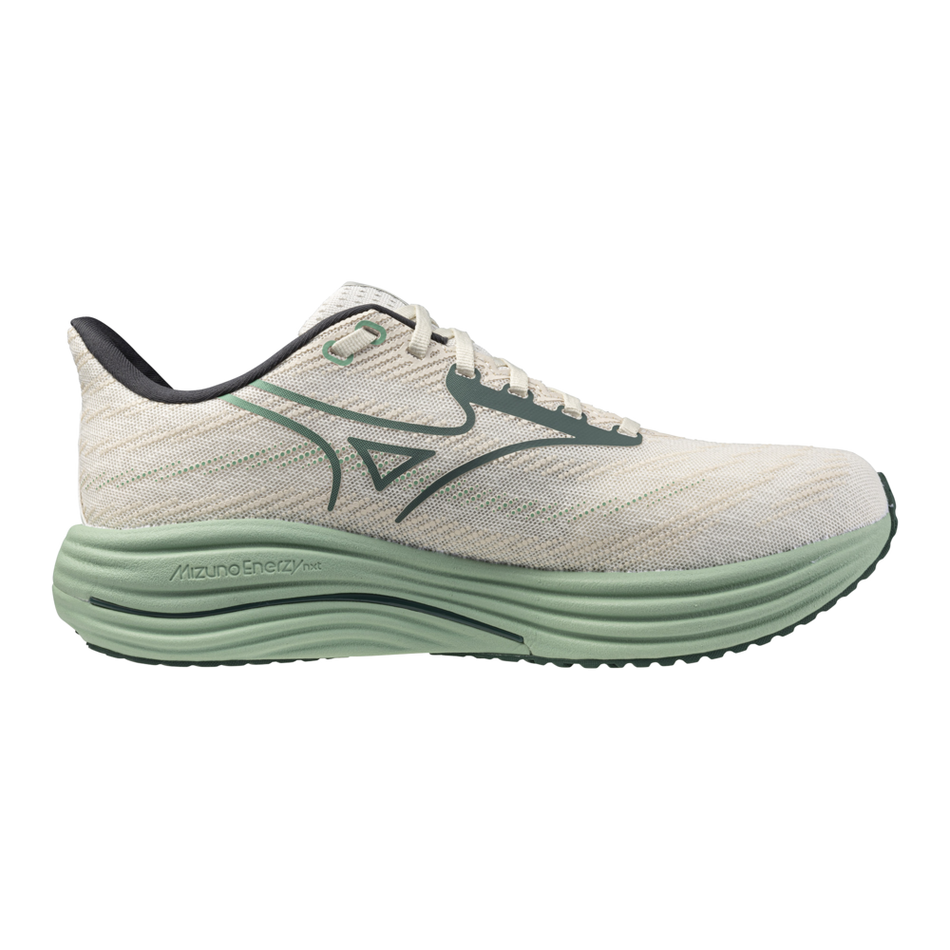Mizuno WAVE RIDER 29 White/Bistro Green/Creme de Me